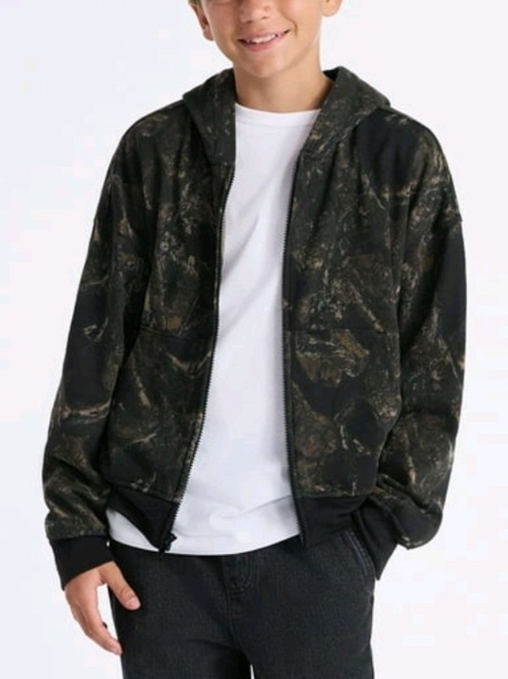Weekend Academy Youth Fleece jacket Hoodie Size M 8
